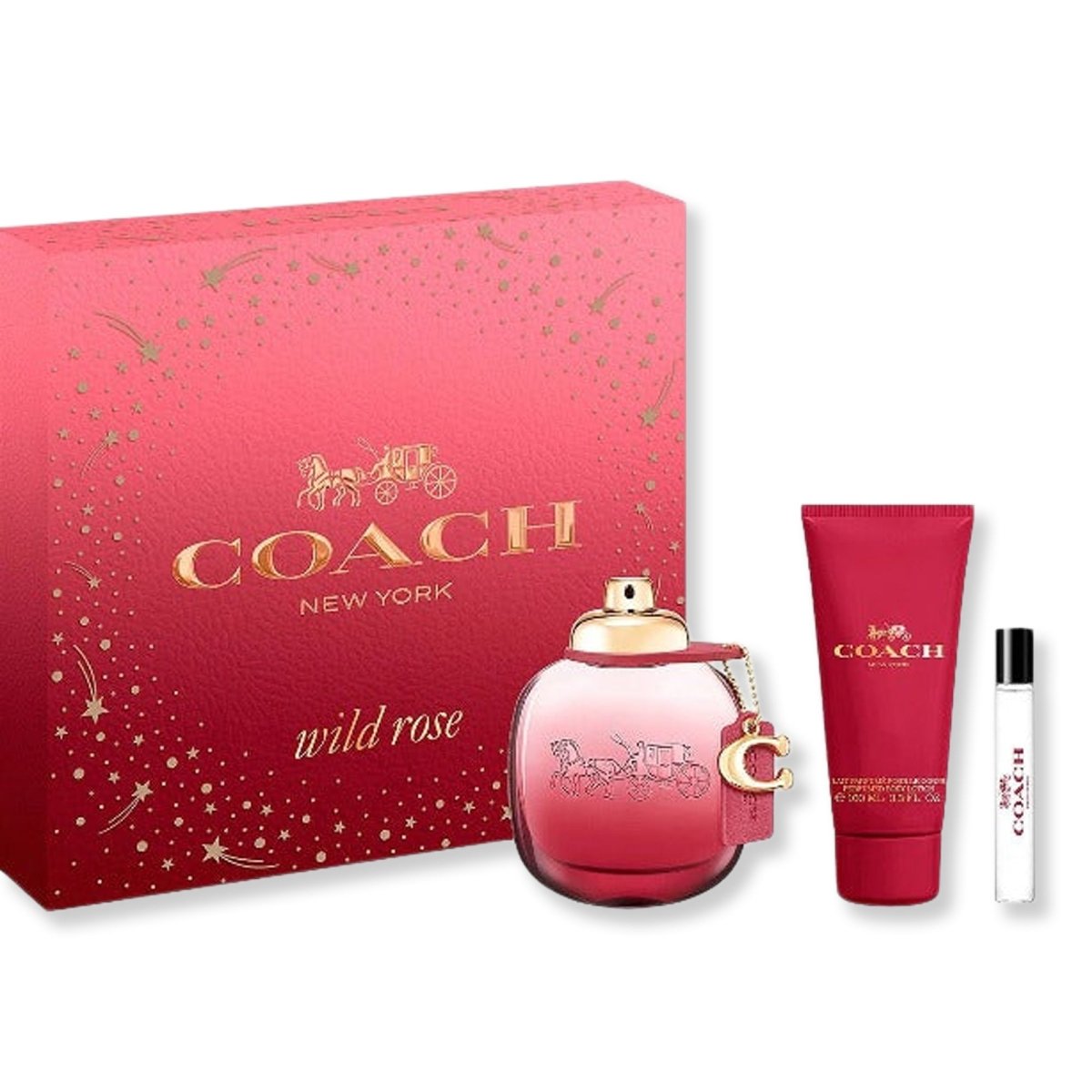 Coach Wild Rose 3 Piece Gift Set